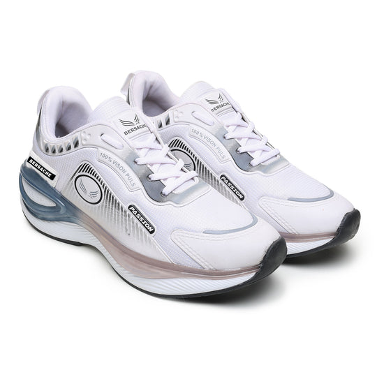 Bersache Premium Sports ,Gym, Trending Stylish Running Shoes For Men  (9201-White)