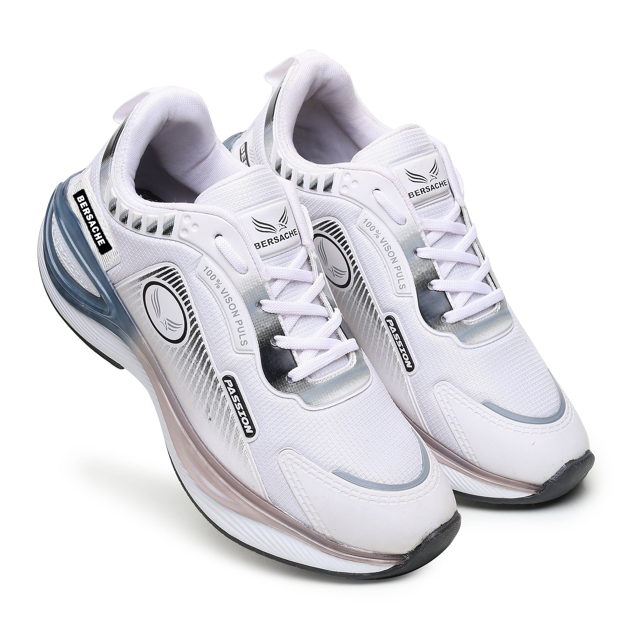 Bersache Sneaker, Loafers ,Casual With Extra Comfort Sneakers For Mens (9201-White).
