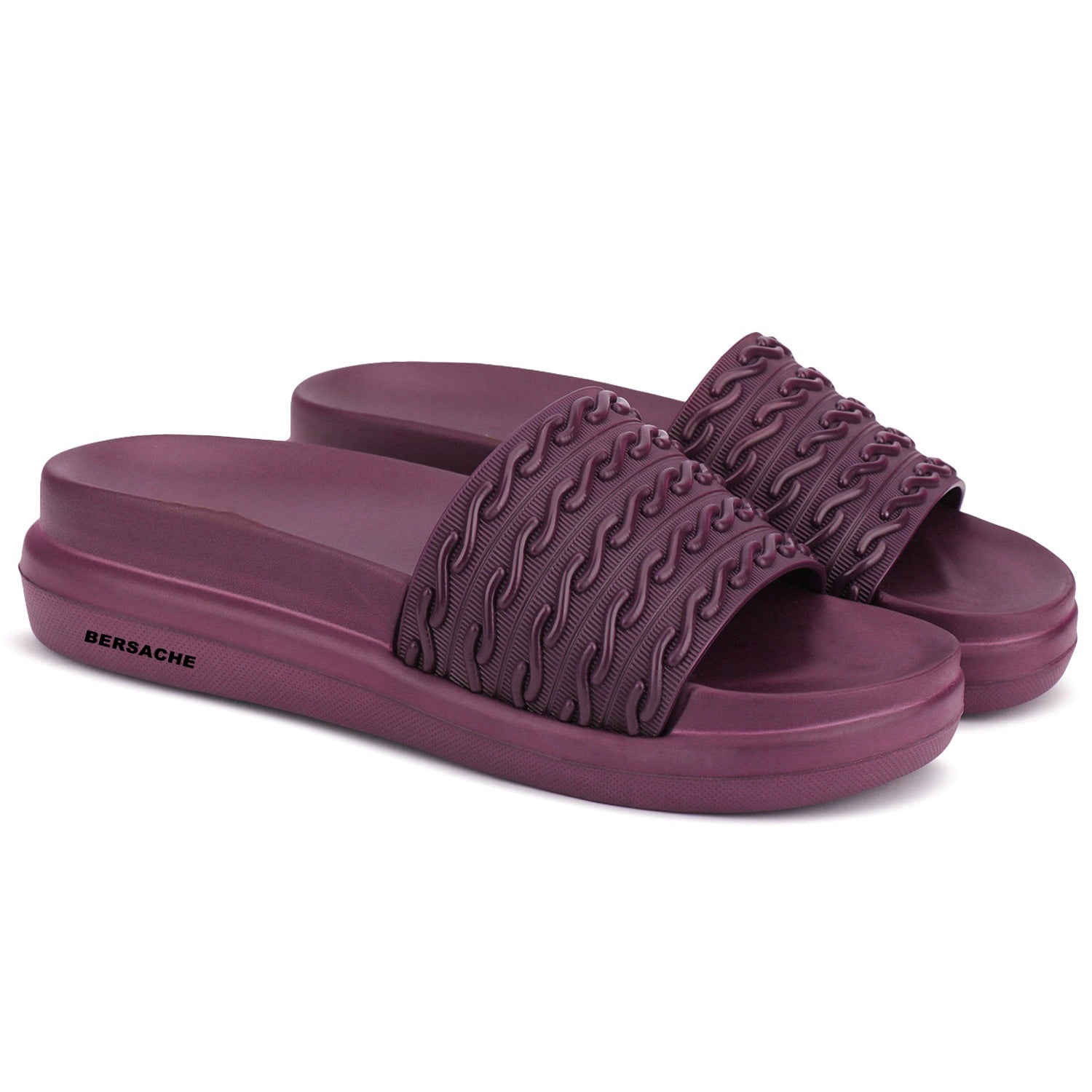 Bersache Extra Soft Classic Casual  with Regular wear with Ultra Soft & Flexibility Technology Sandals for Women's-(6336-Pink)