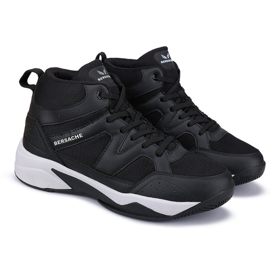 Bersache Sports Running  Shoes For Men  (Black-9067)