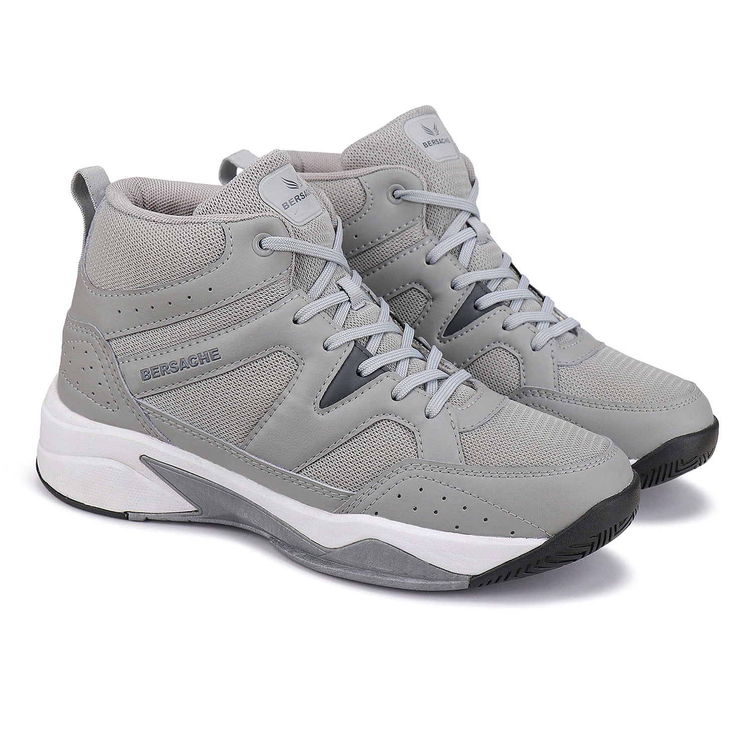 Grey running shoes mens on sale