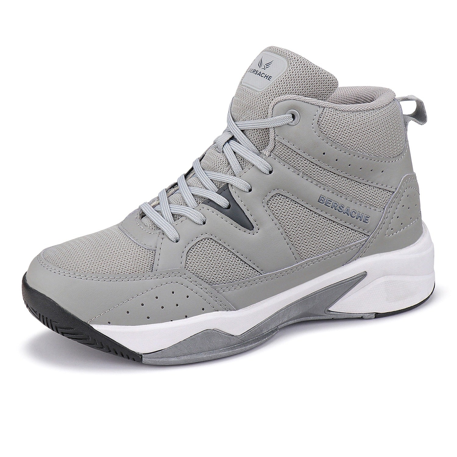 Bersache Sports Running  Shoes For Men  (Grey-9069)