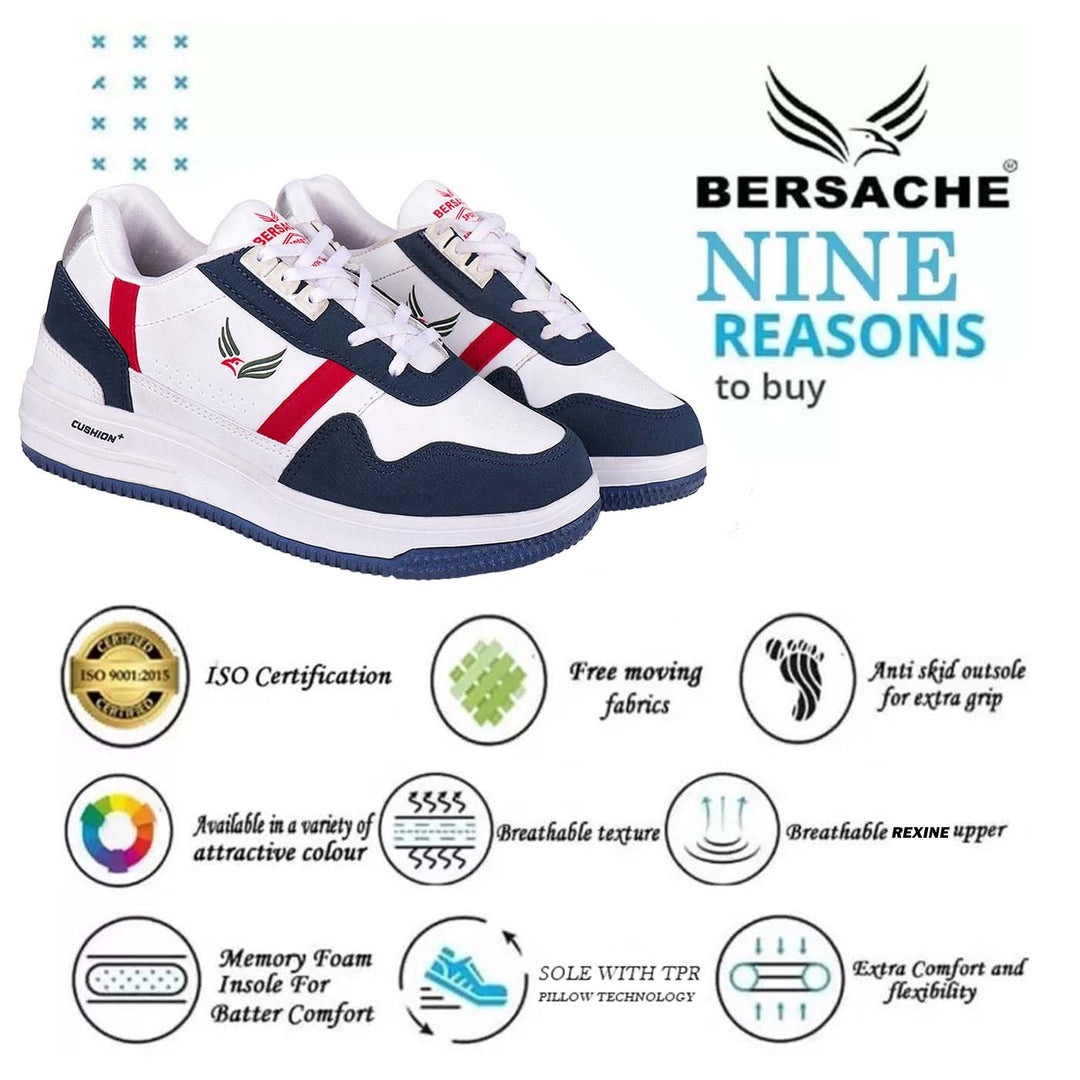 Bersache Premium Sports ,Gym, Trending Stylish Running shoes for men (9127-Black)