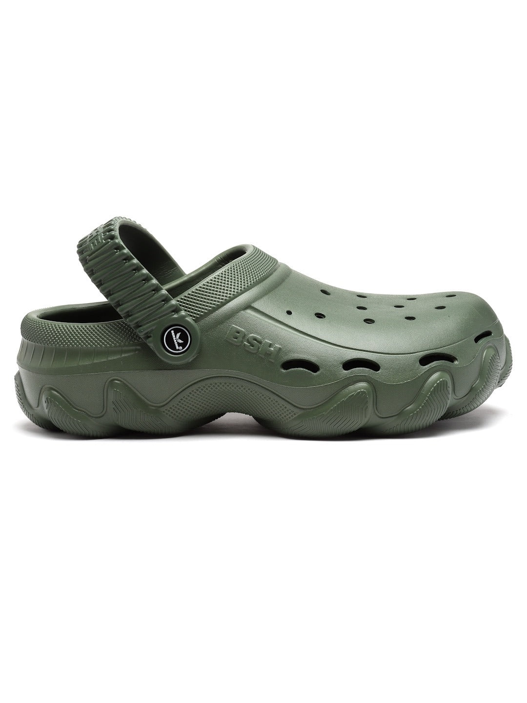 Bersache Extra Soft Classic Casual with  Regular wear with Ultra Soft & Flexibility Technology Clog's for Men's & Boy's (6088-Green)