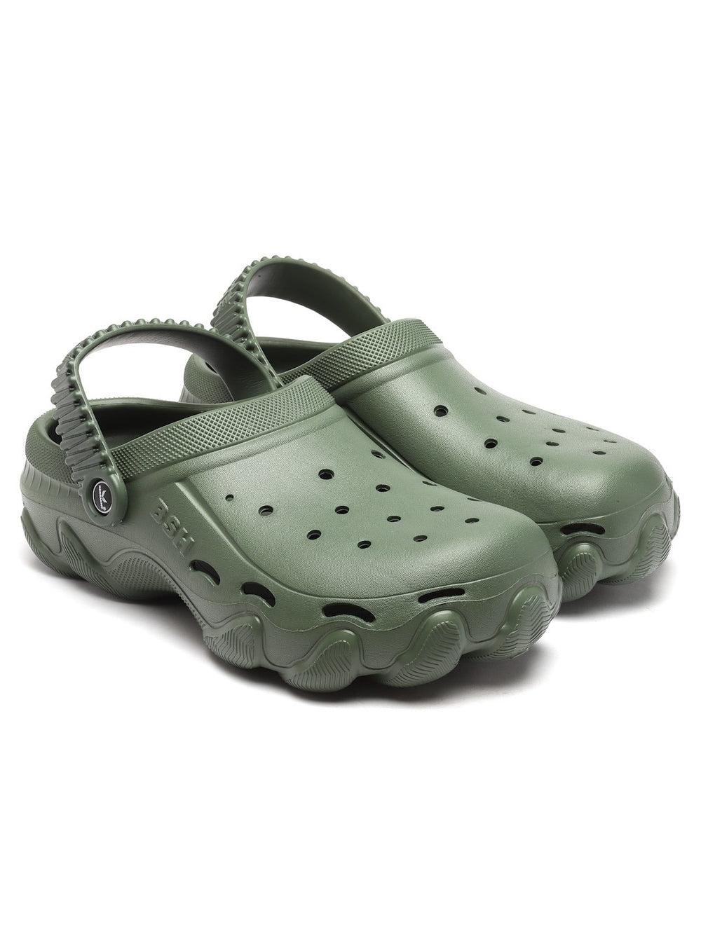 Bersache Extra Soft Classic Casual with  Regular wear with Ultra Soft & Flexibility Technology Clog's for Men's & Boy's (6088-Green)