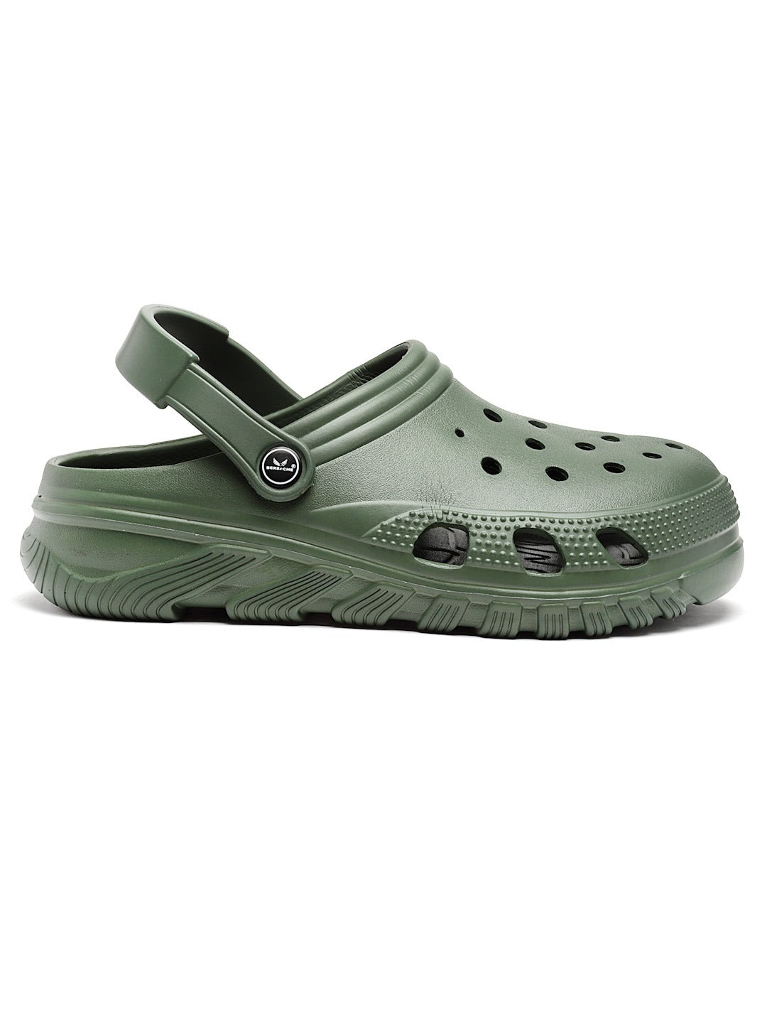 Bersache Extra Soft Classic Casual with  Regular wear with Ultra Soft & Flexibility Technology Clog's for Men's & Boy's (6093-Green)