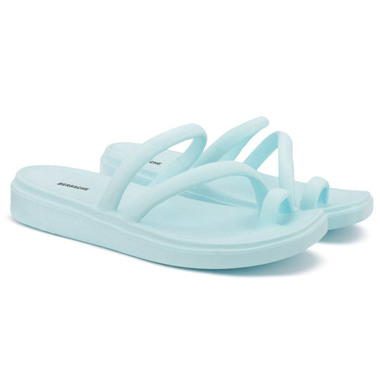 Bersache Extra Soft Classic Casual  with  Regular wear with Ultra Soft & Flexibility Technology Slipper for Women's-(6303-Blue)