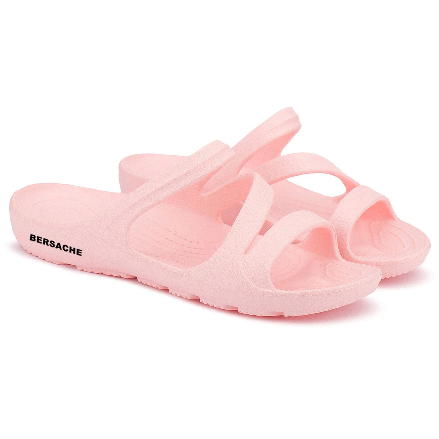 Bersache Extra Soft Classic Casual with  Regular wear with Ultra Soft & Flexibility Technology Sandal's For Women's & Girl's-(6250-Pink)