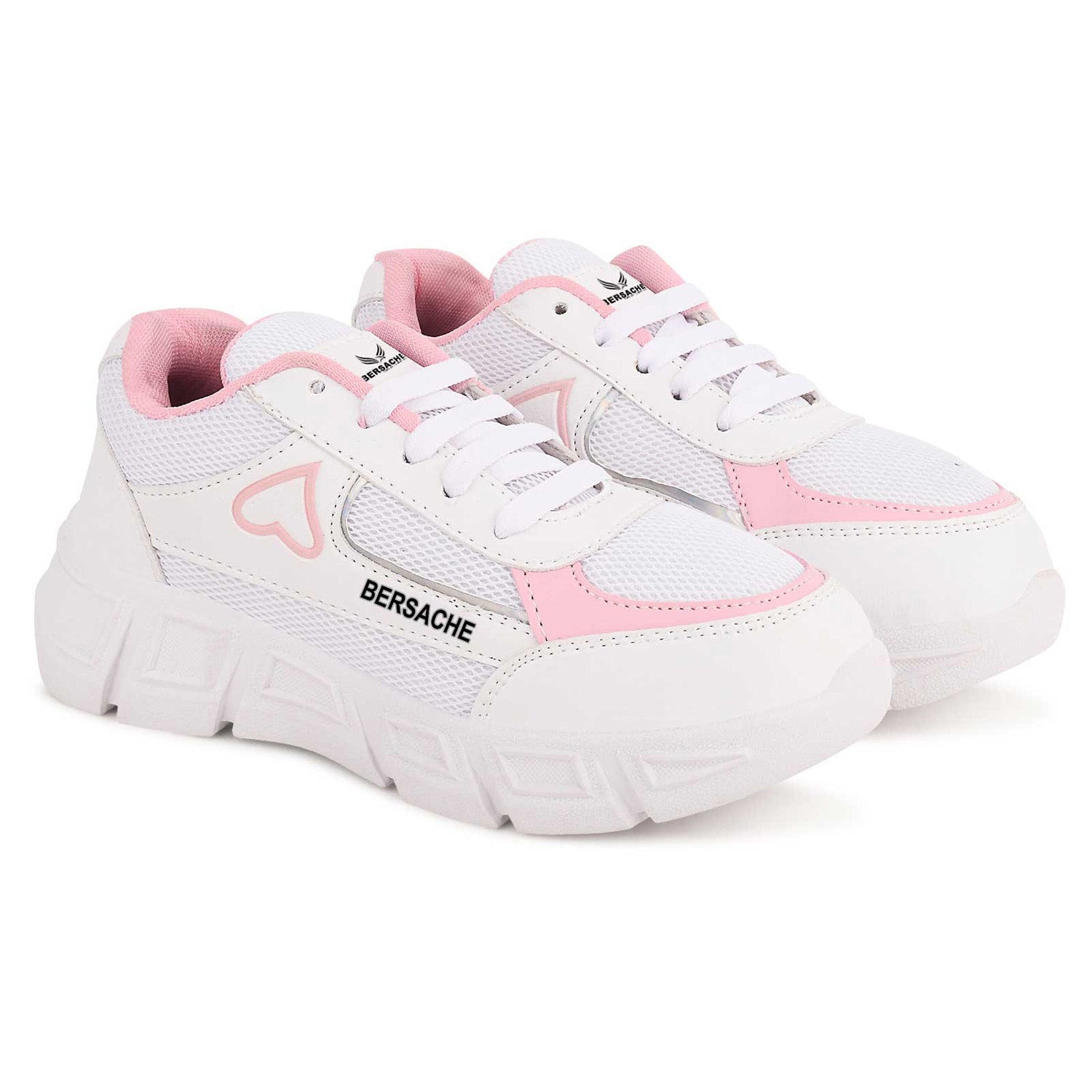 Bersache Casual Sneaker shoe for Women| Soft Cushioned Insole , Slip-Resistance Casuals For Women's-(8115-White)