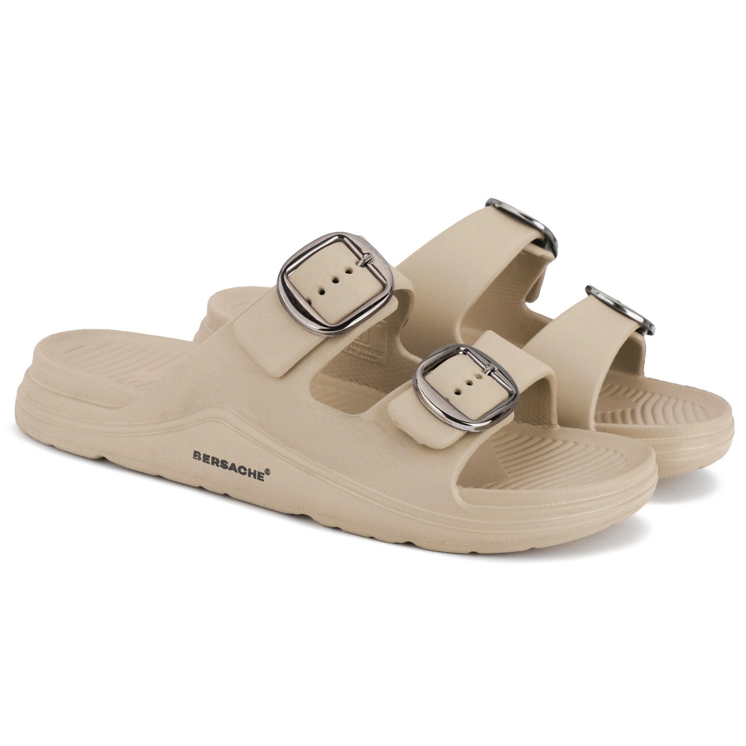 Bersache Extra Soft Classic Casual  with  Regular wear with Ultra Soft & Flexibility Technology Sandals for Men's-(6283-Beige)