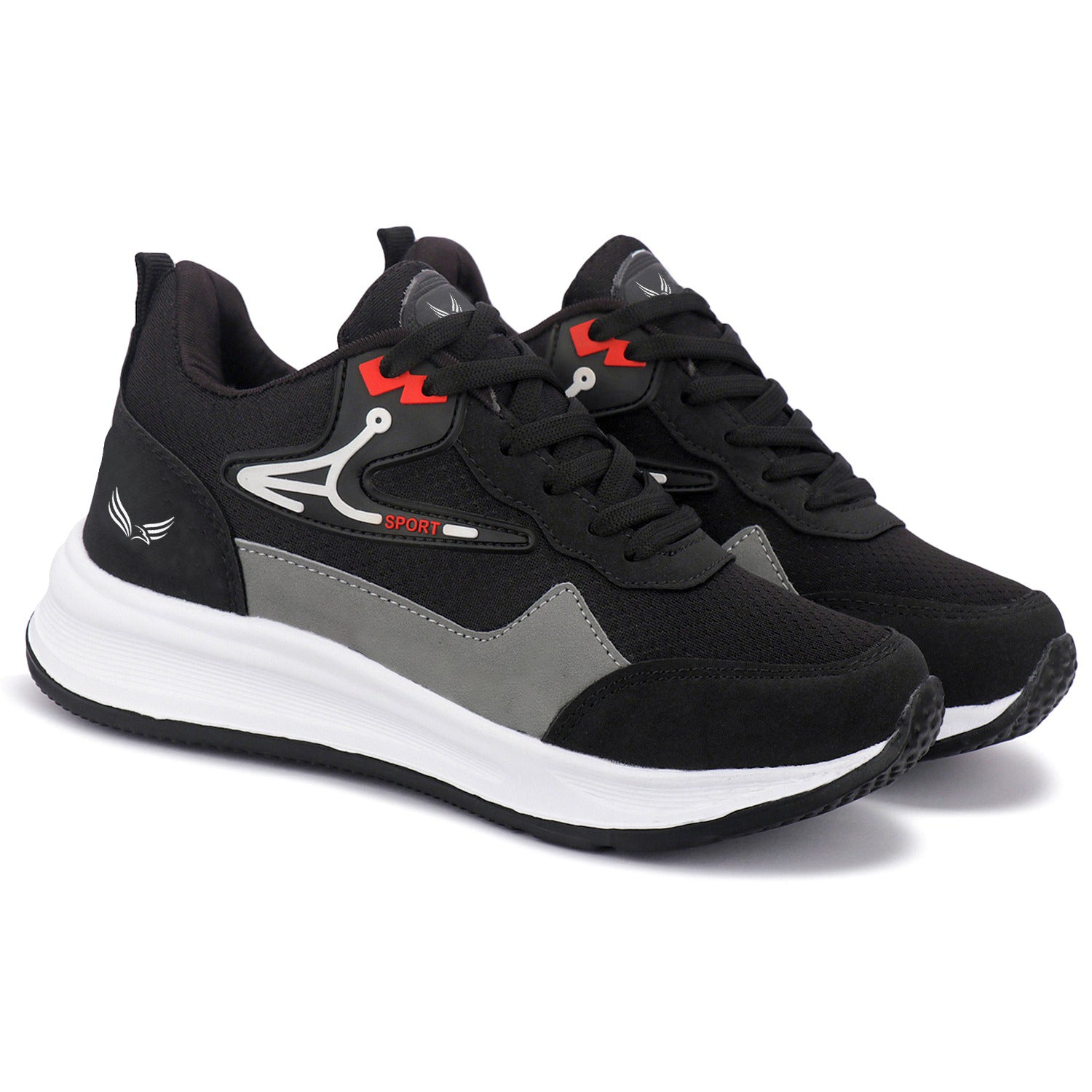 Bersache Casual Sneaker shoe for Men| Soft Cushioned Insole , Slip-Resistance Casuals For Men (Black-8131)