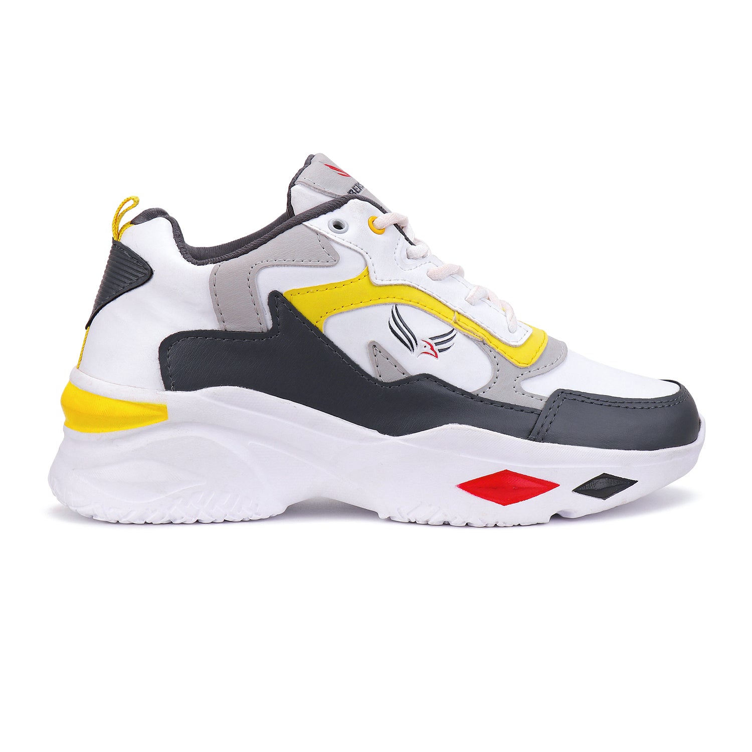 Bersache Lightweight Casual Sneaker Shoes For Men Yellow-9011 .