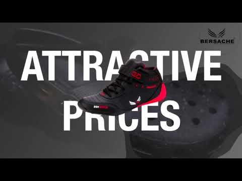 Bersache Lightweight Sports Running Shoes For Men Black-9056