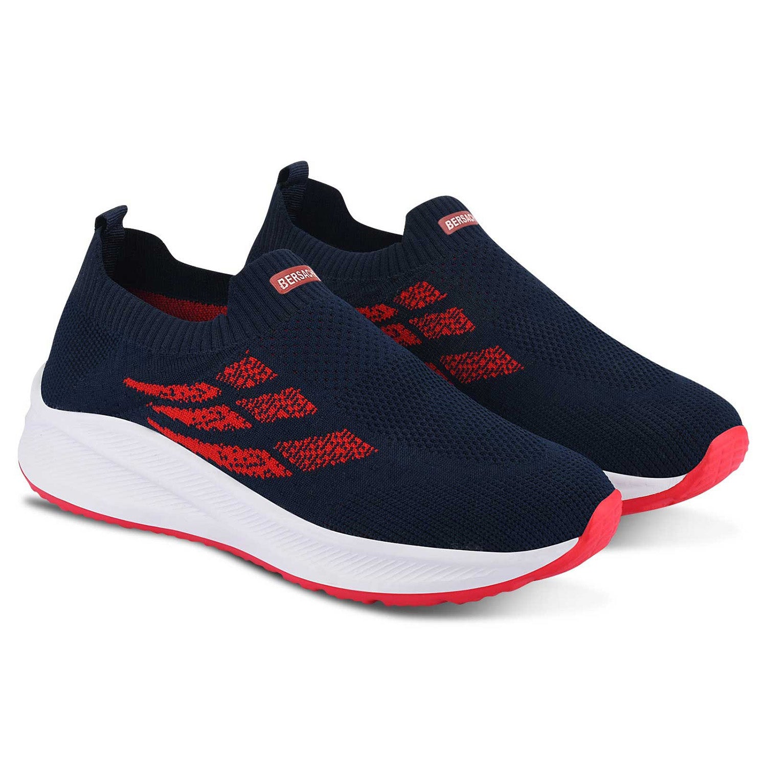 Bersache Lightweight Casual Sneaker Shoes For Men (Black-8111)