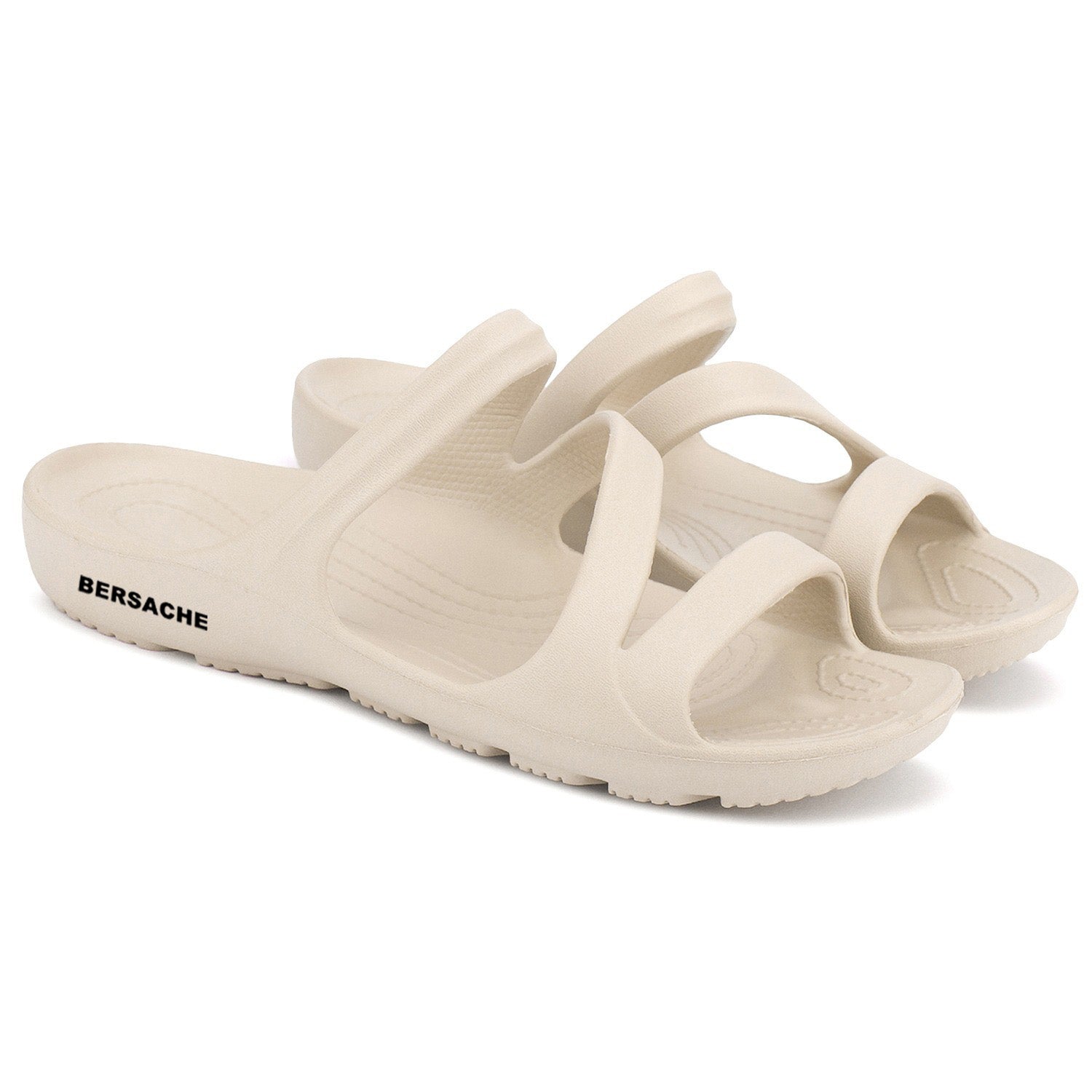 Bersache Extra Soft Classic Casual with  Regular wear with Ultra Soft & Flexibility Technology Sandal's For Women's & Girl's-(6251-Beige)