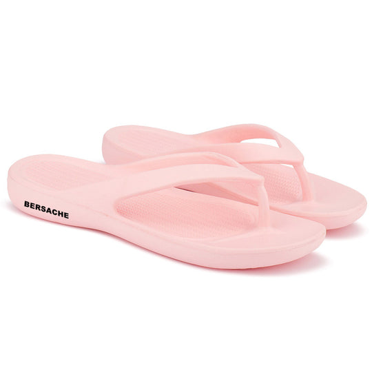 Bersache Extra Soft Classic Casual with  Regular wear with Ultra Soft & Flexibility Technology Flip-Flop for Women's & Girl's (6253-Pink)