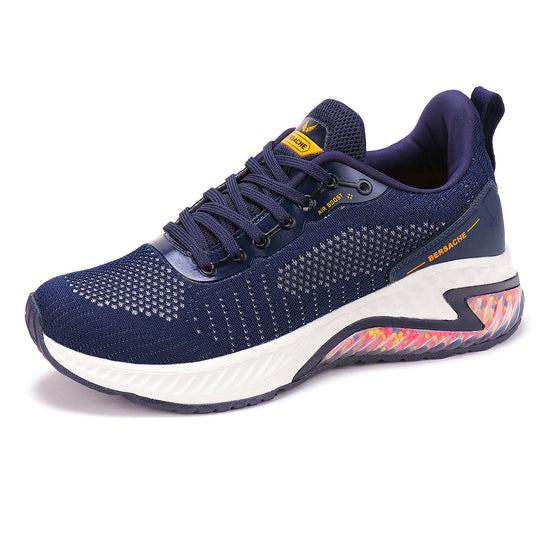 Bersache Lightweight Sports Running Shoes For Men Blue-9042