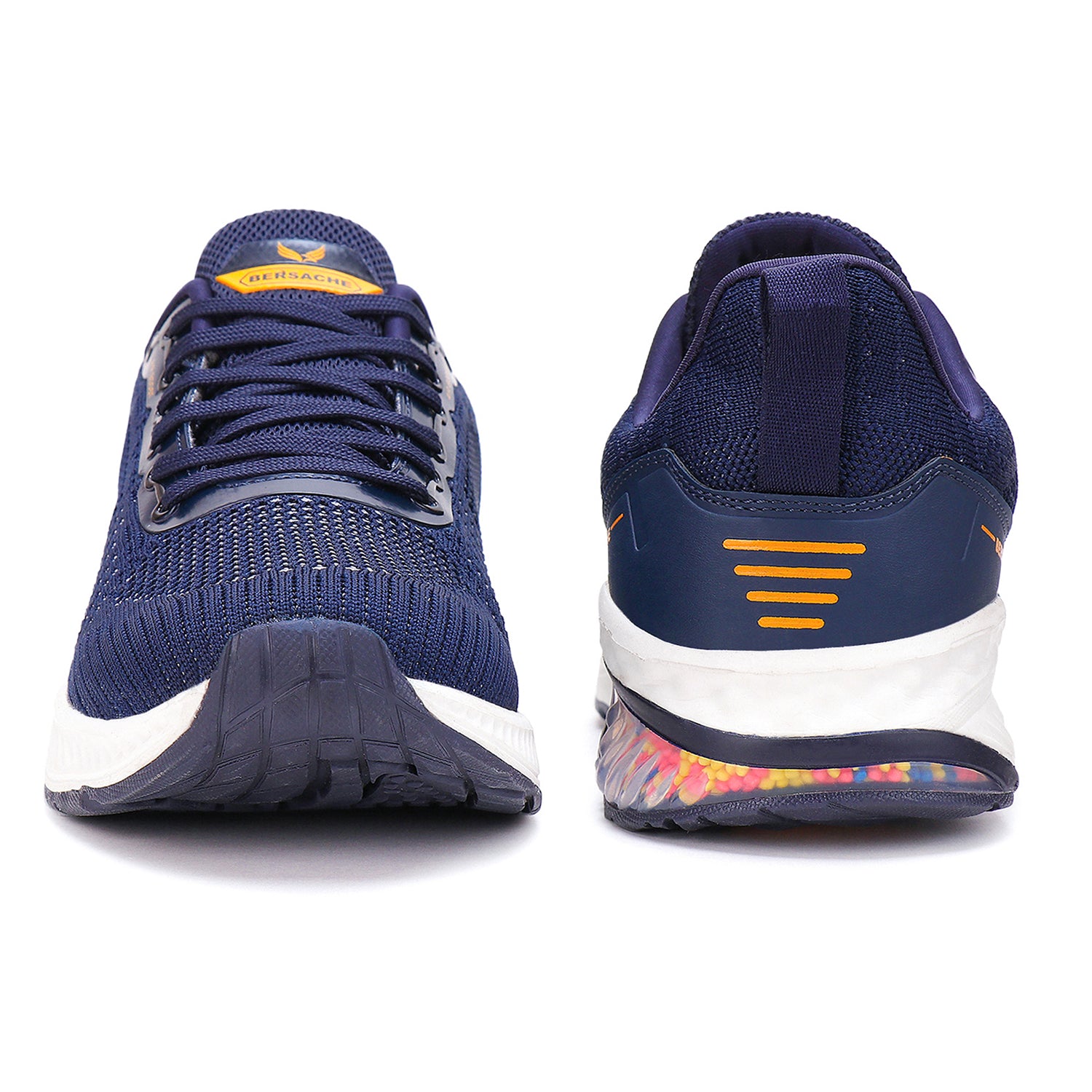 Bersache Lightweight Sports Running Shoes For Men Blue-9042.