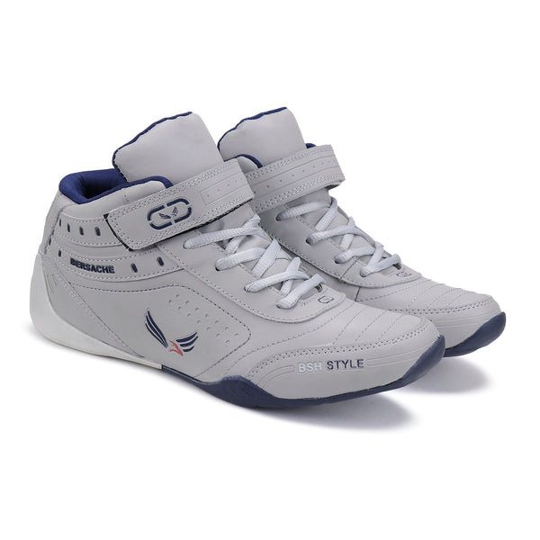 Bersache Casual Shoes For Men Walking , Sneakers ,Loafers, Canvas casual shoes for Men (Grey)-9021
