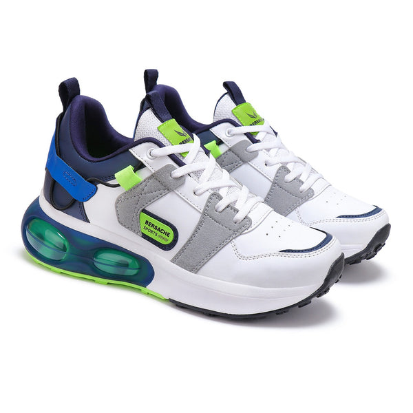 Bersache Lightweight Casual Sneaker Shoes For Men Blue-9044