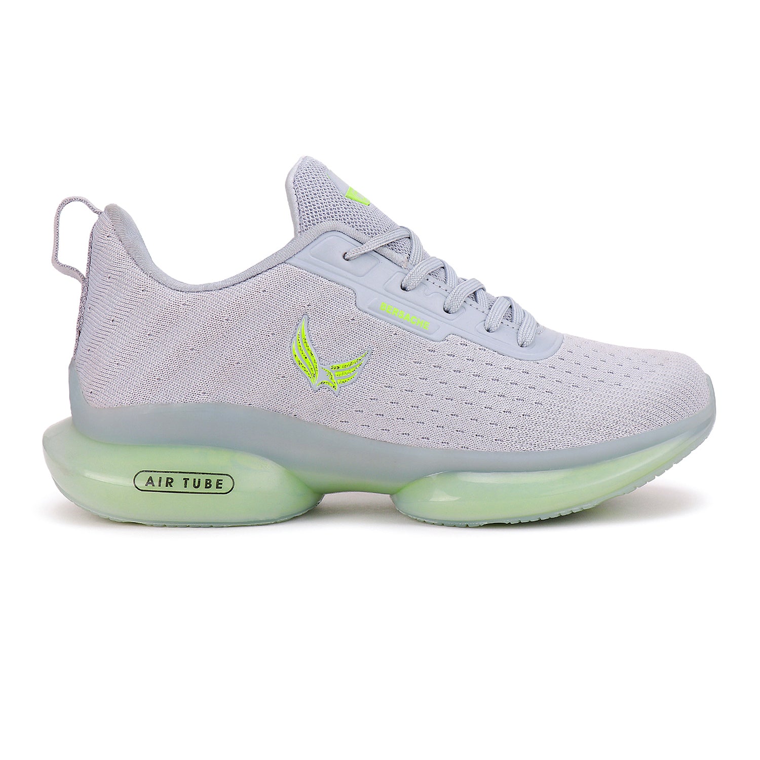 Bersache Lightweight Sports Running Shoes For Men Grey-9037.