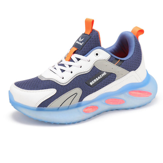Bersache Lightweight Sports Running Shoes For Men Blue-9052