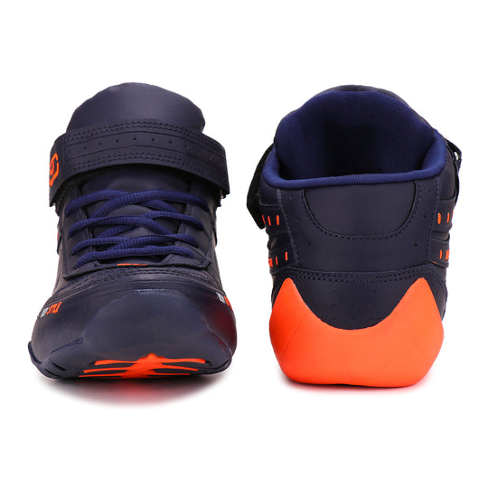 Bersache Lightweight Casual Sneaker Shoes For Men Blue-9019