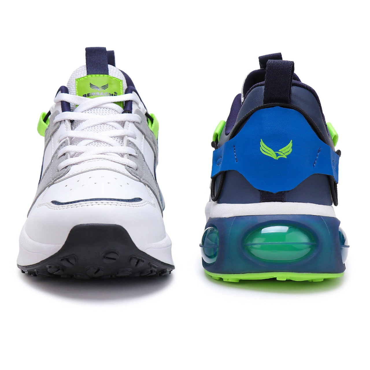 Bersache Lightweight Casual Sneaker Shoes For Men Blue-9044 .