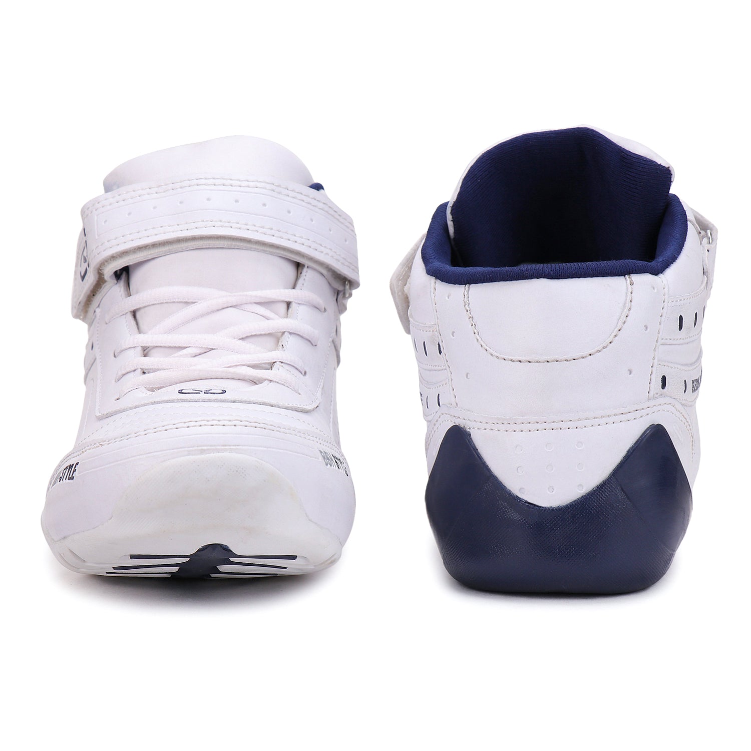 Bersache Lightweight Casual Sneaker Shoes For Men White-9018.