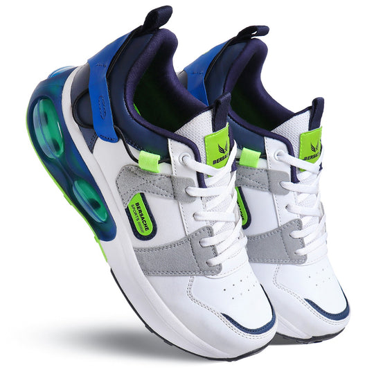 Bersache Lightweight Sports Running Shoes For Men Navy Blue-9044