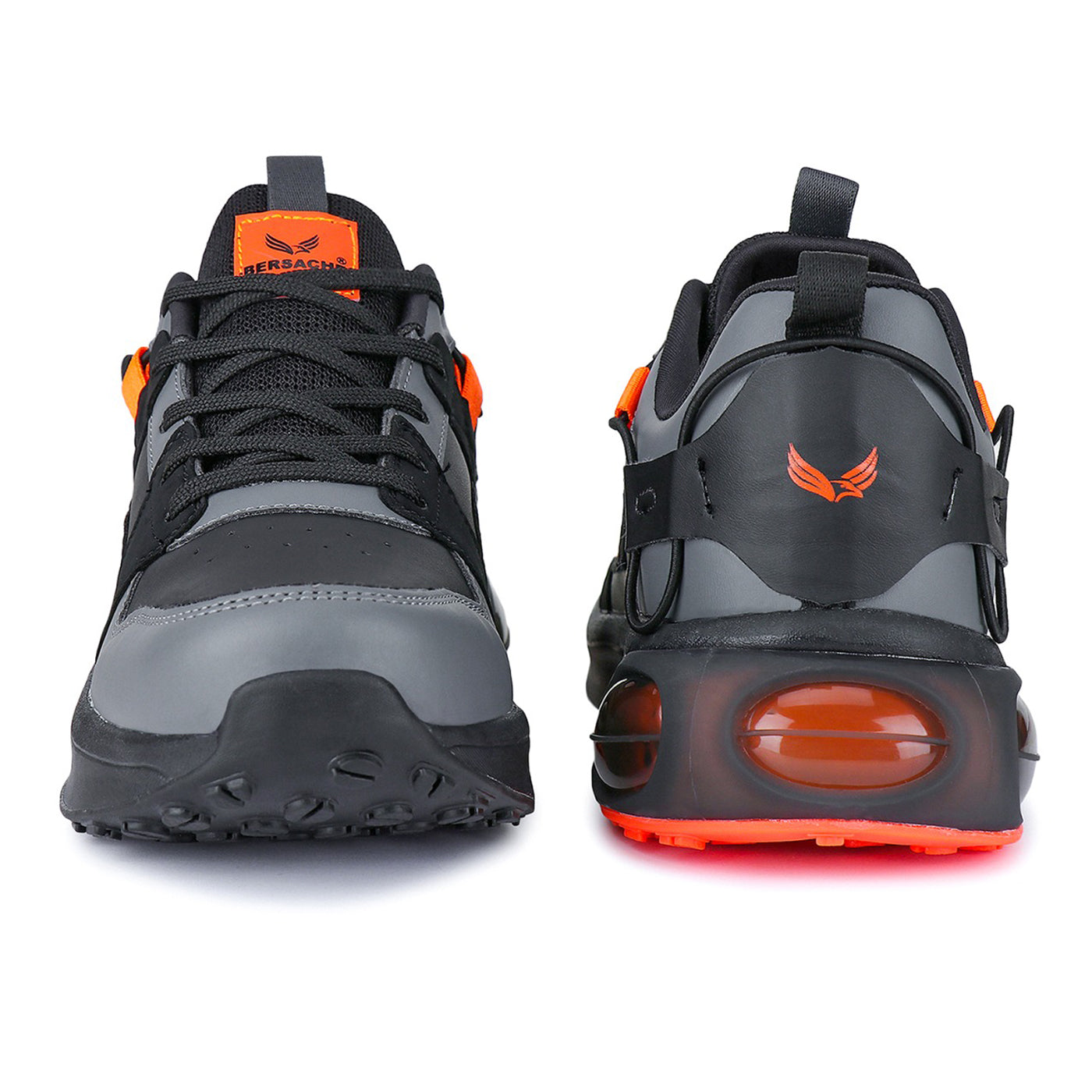 Bersache Casual Shoe With High Quality Sole (Black)    -   9046.