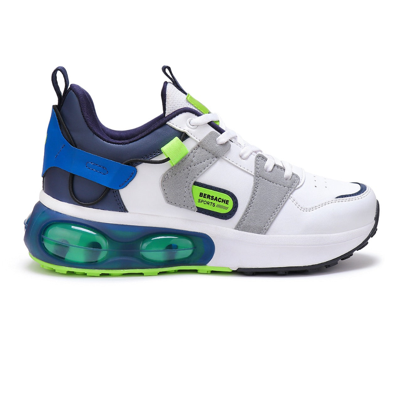 Bersache Lightweight Sports Running Shoes For Men Navy Blue-9044.