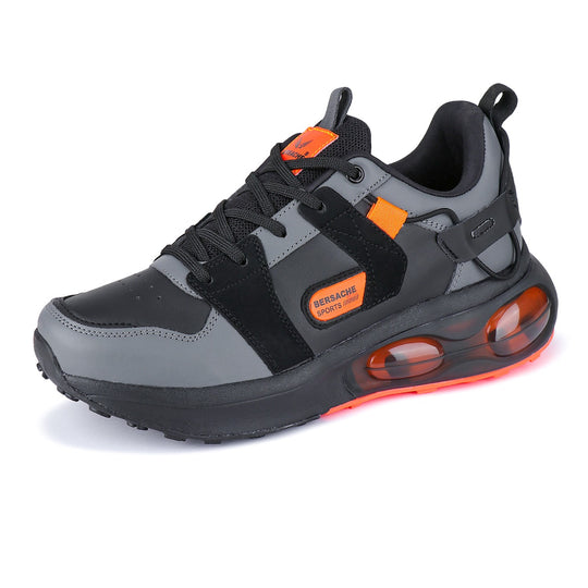 Bersache Lightweight Sports Running Shoes For Men Black-9046